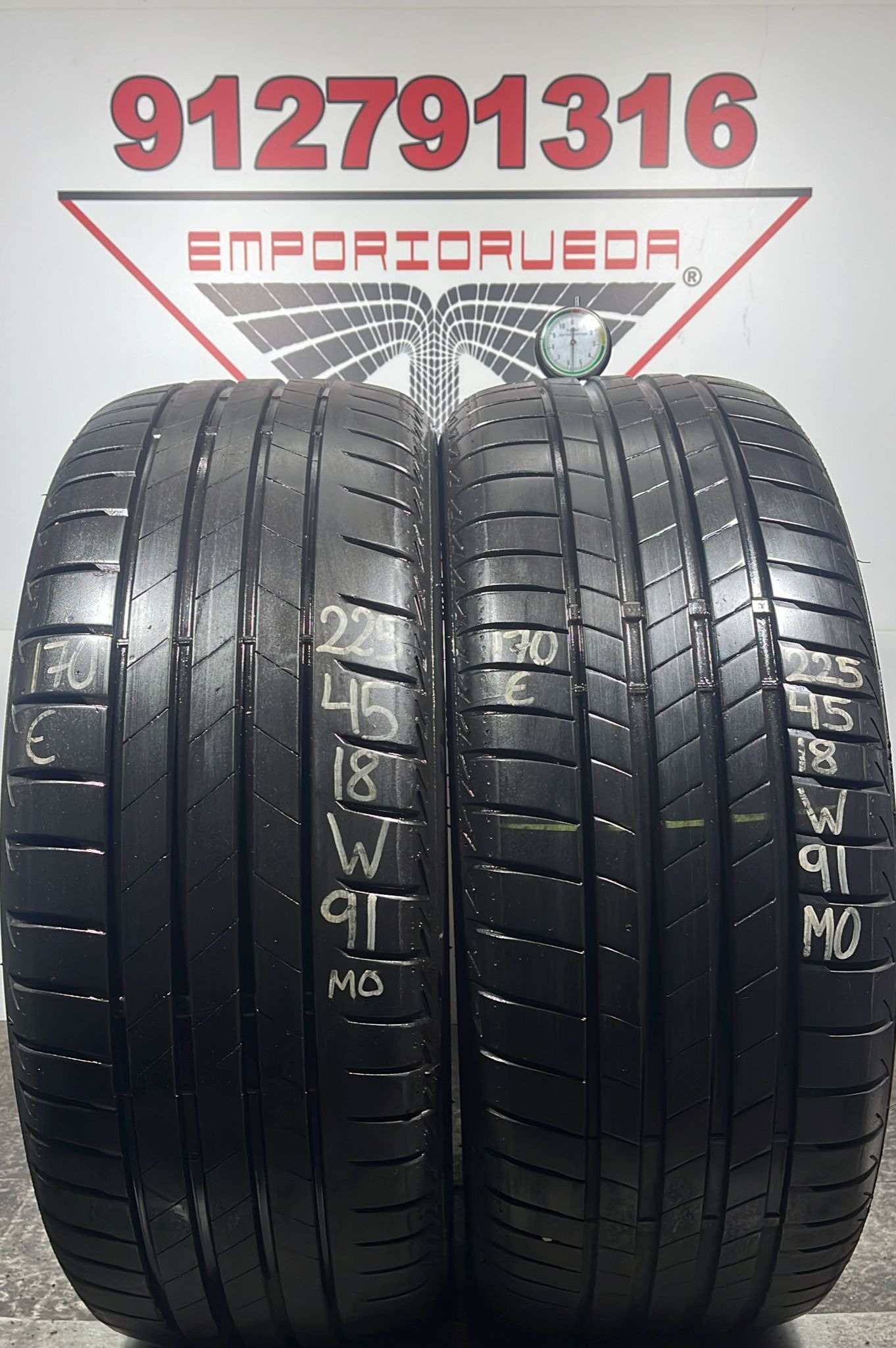BRIDGESTONE TURANZA USADO RSC 225/45 R18 91 W